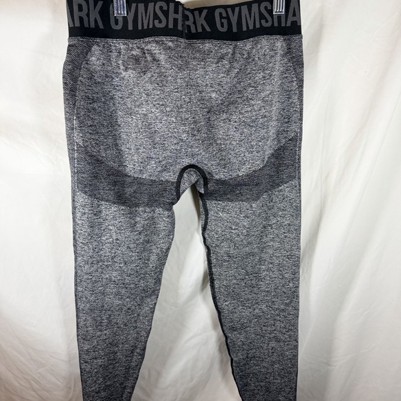 Gym Shark flex dry fit grey athletic women's seamless gym leggings sz XL - Picture 6 of 6